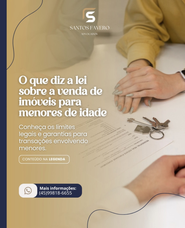 venda de imóveis para menores